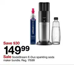 Target SodaStream E-Duo sparkling soda maker bundle offer