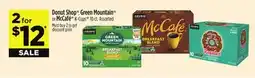 Dollar General Donut Shop, Green Mountain or McCafé K-Cups offer