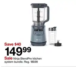 Target Ninja BlendPro kitchen system bundle offer