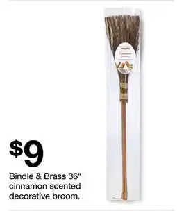 Target Bindle & Brass 36 cinnamon scented decorative broom offer