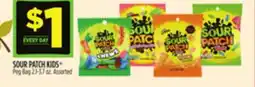 Dollar General SOUR PATCH KIDS Peg Bag offer