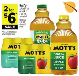 Dollar General Mott's Juice offer