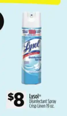 Dollar General Lysol Disinfectant Spray offer