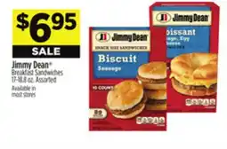 Dollar General Jimmy Dean Breakfast Sandwiches offer