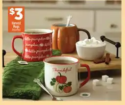 Dollar General Harvest Mugs Assorted offer