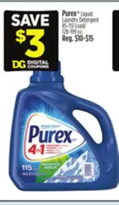 Dollar General Purex Liquid Laundry Detergent offer
