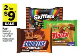 Dollar General Mars Halloween Treating Bags offer
