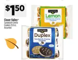 Dollar General Clover Valley Sandwich Creme Cookies offer