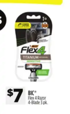 Dollar General BIC Flex 4 Razor offer