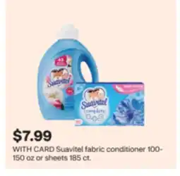 CVS Suavitel fabric conditioner 100-150 oz or sheets 185 ct offer