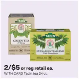 CVS Tadin tea 24 ct offer