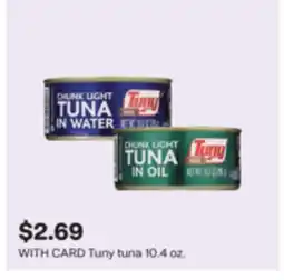 CVS Tuny tuna 10.4 oz offer