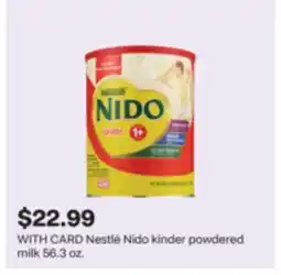CVS Nestlé Nido kinder powdered milk 56.3 oz offer