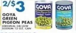 Met Foodmarkets Goya green pigeon peas offer