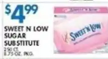 Met Foodmarkets Sweet N Low sugar substitute offer
