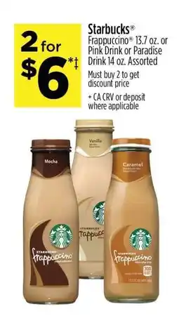 Dollar General Starbucks Frappuccino offer