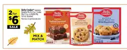 Dollar General Betty Crocker Supreme Brownie Mix, Cookie Mix, or Muffin Mix offer