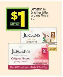 Dollar General Jergens Bar Soap offer