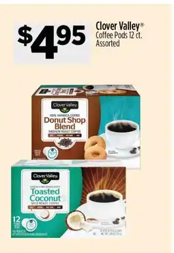 Dollar General Clover Valley Coffee Pods 12 ct offer