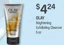 Commissary Olay brightening exfoliating cleanser offer