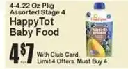 Super Fresh HappyTot Baby Food offer