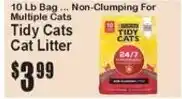 Super Fresh Tidy Cats Cat Litter offer