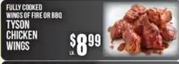 Super Fresh Tyson chicken wings offer