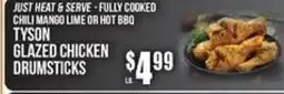Super Fresh Tyson Glazed Chicken Drumsticks offer