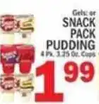 C Town Snack Pack Pudding offer