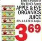 C Town Apple & Eve Organics Juice offer