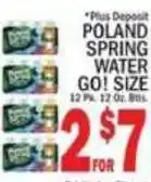 C Town Poland spring water offer