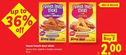 Lidl frozen French toast sticks offer