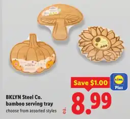 Lidl BKLYN Steel Co. bamboo serving tray offer