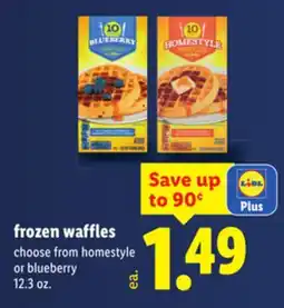 Lidl frozen waffles offer