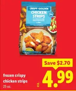 Lidl frozen crispy chicken strips offer