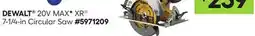 Lowe's DEWALT 20V MAX XR 7-1/4-in Circular Saw offer