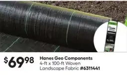 Lowe's 4-ft x 100-ft Woven Landscape Fabric offer