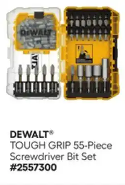 Lowe's TOUGH GRIP 55-Piece Screwdriver Bit Set offer