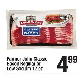 Super King Markets Farmer John Classic Bacon Regular or Low Sodium offer