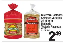 Super King Markets Guerrero Tostadas or Maizada Tostada Raspada offer