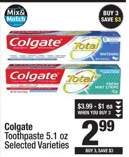 Super King Markets Colgate Toothpaste offer