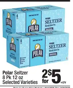 Super King Markets Polar Seltzer offer