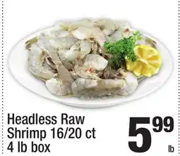 Super King Markets Headless Raw Shrimp 16/20 ct offer