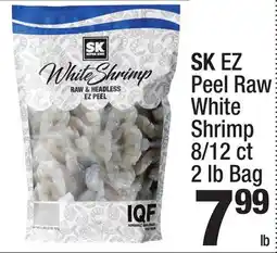 Super King Markets SK EZ Peel Raw White Shrimp offer
