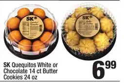 Super King Markets SK Quequitos White or Chocolate Butter Cookies offer