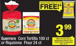 Super King Markets Guerrero Corn Tortilla 100 ct or Riquisima Flour 24 ct offer