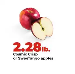 Hy-Vee Cosmic Crisp or SweeTango apples offer