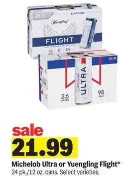 Meijer Michelob Ultra or Yuengling Flight offer