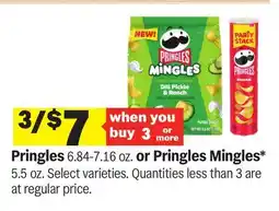 Meijer Pringles or Pringles Mingles offer