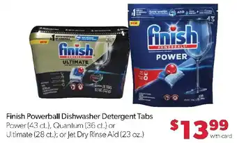 Finish Powerball Dishwasher Detergent Tabs